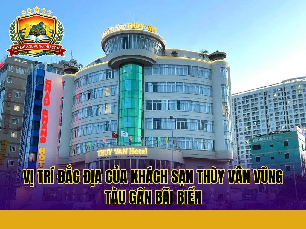 vị trí đắc địa của khách sạn thùy vân vũng tàu gần bãi biển