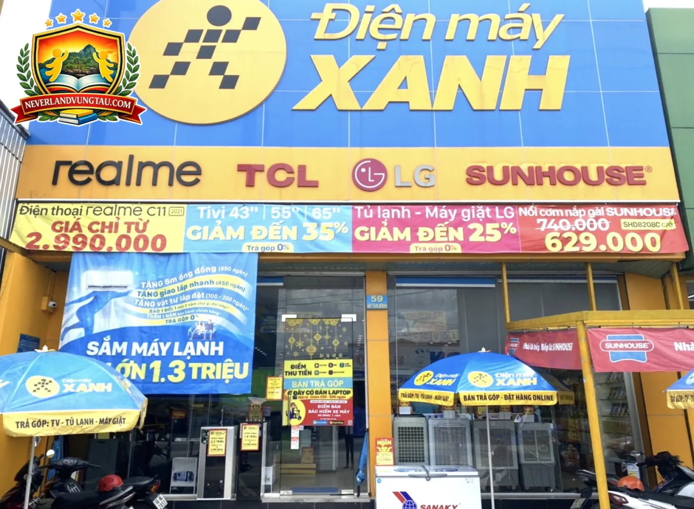 so sánh điện máy xanh vũng tàu với các hệ thống điện máy khác