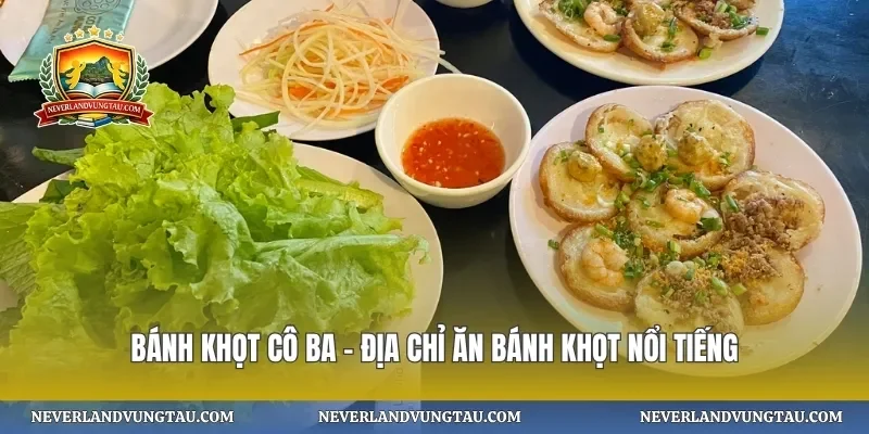 Bánh khọt cô ba – địa chỉ ăn bánh khọt nổi tiếng