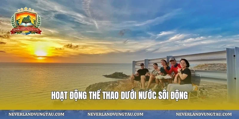 hoạt động thể thao dưới nước sôi động