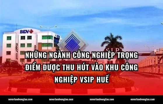 Những ngành công nghiệp trọng điểm được thu hút vào khu công nghiệp VSIP Huế