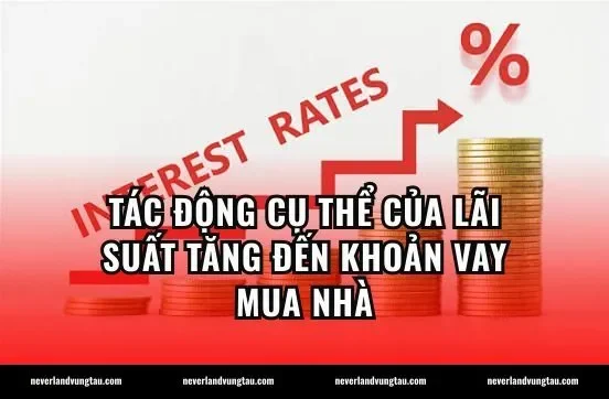 Tác động cụ thể của lãi suất tăng đến khoản vay mua nhà