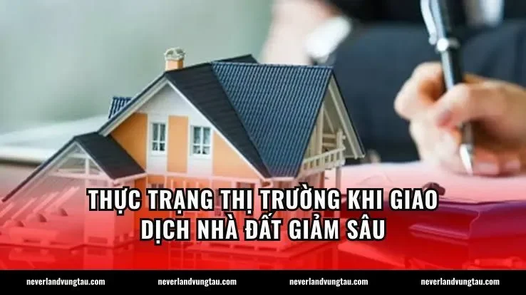 Thực trạng thị trường khi giao dịch nhà đất giảm sâu